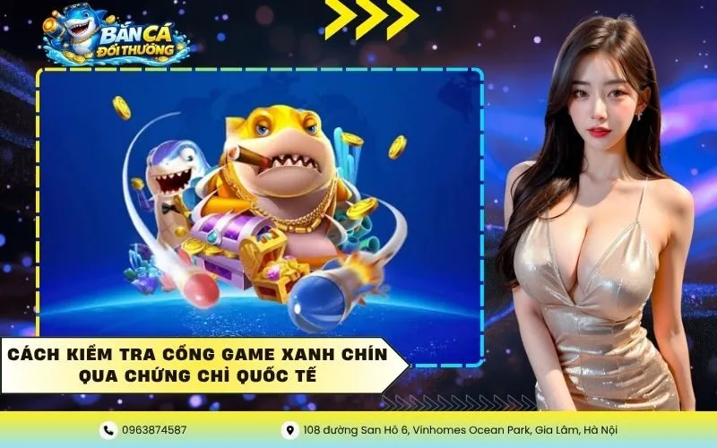 Cách kiểm tra cổng game xanh chín qua chứng chỉ quốc tế