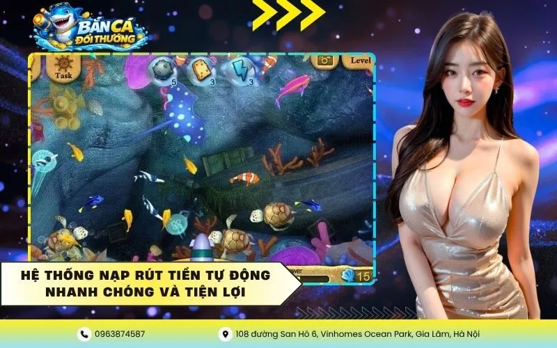 Hệ thống nạp rút tiền tự động nhanh chóng và tiện lợi