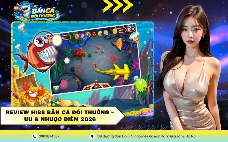 Review Hi88 Bắn Cá Đổi Thưởng – Ưu & Nhược Điểm 2026